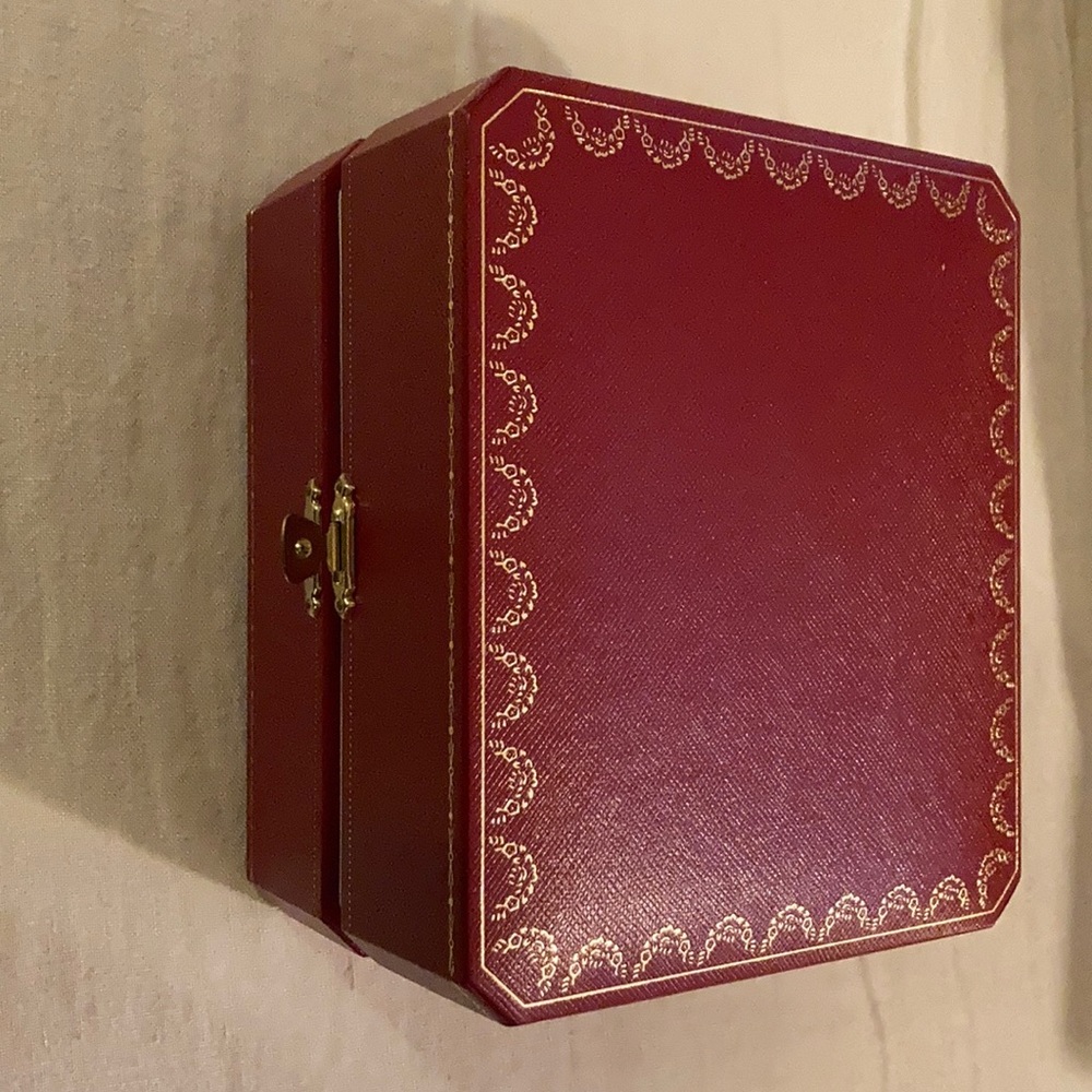 Cartier Jewelry Box w book and pillow